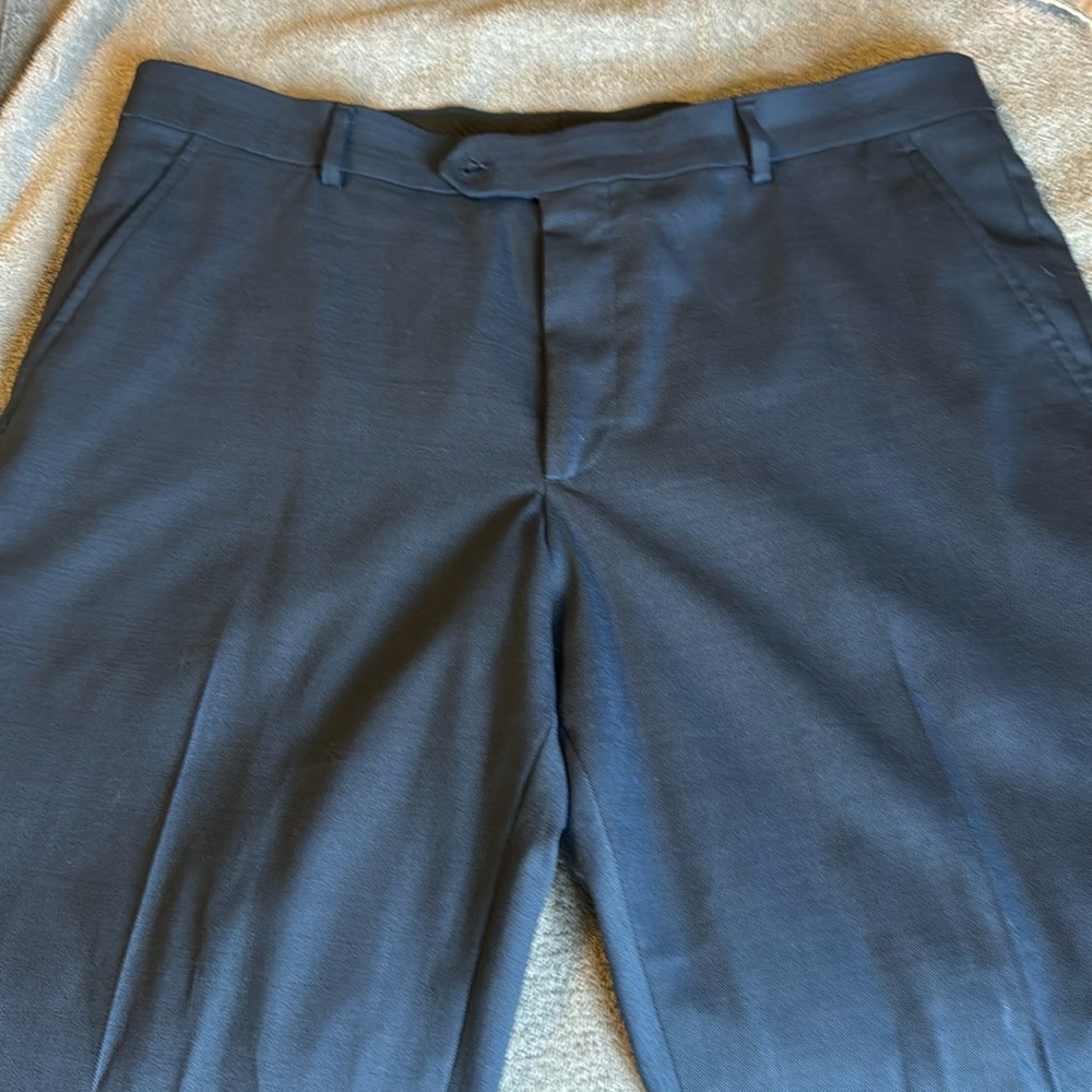 Stafford Flat Front Travel Suit Pants
